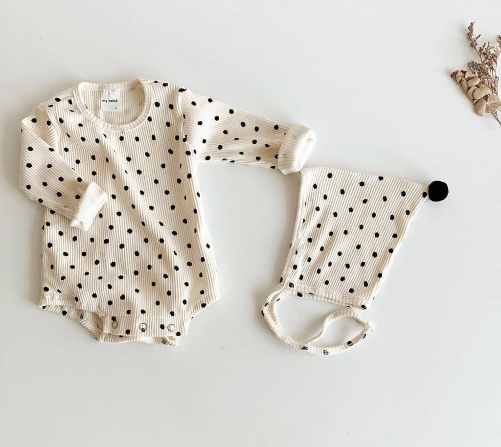 Baby Boys Girl Clothes Newborn Boys Girls Romper Jumpsuit hats Long Sleeves White Blue Playsuit For Newborn Kids