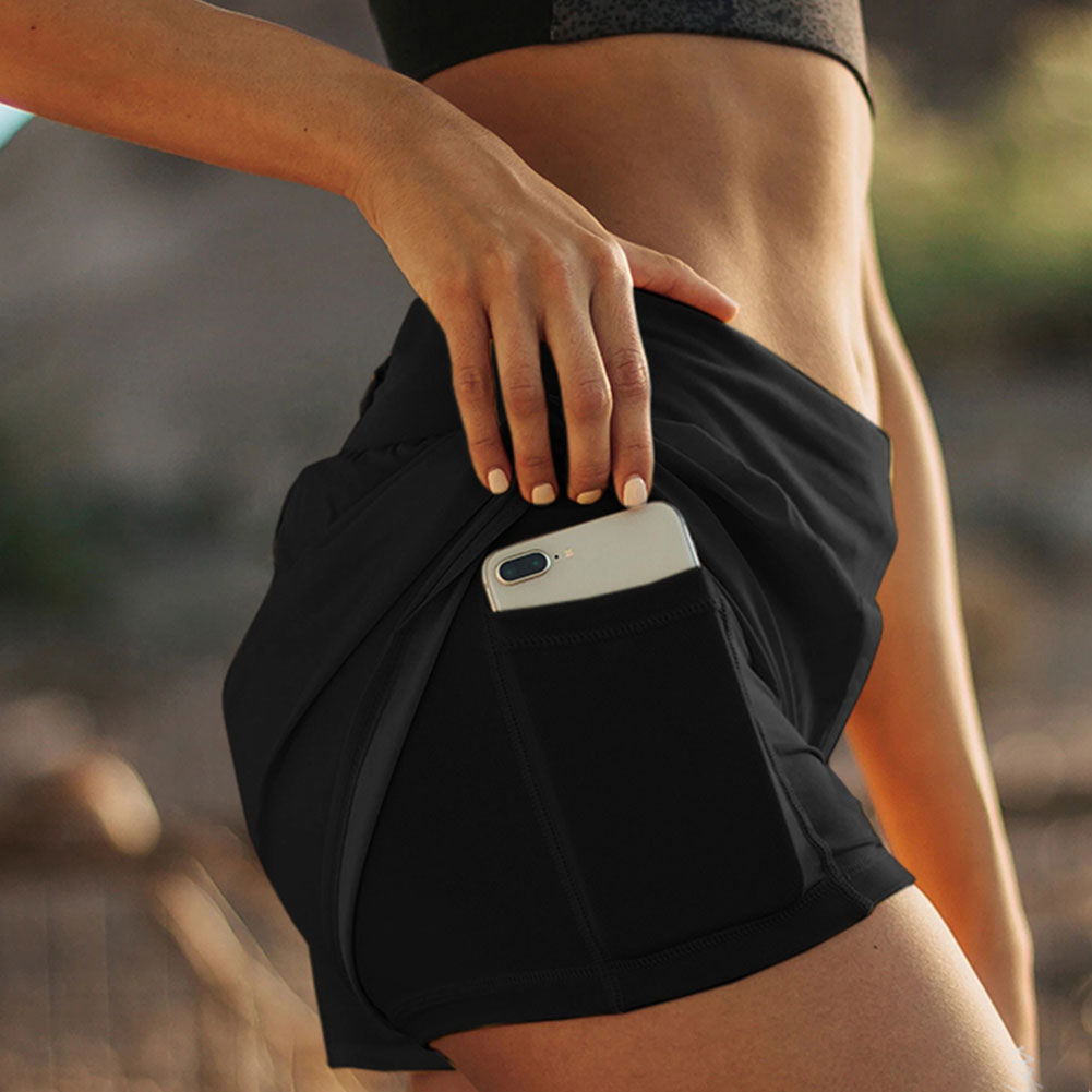 2-in-1 Active Shorts with Pocket