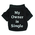 Dog Clothes Cotton Jersey Printed MY T-shirt