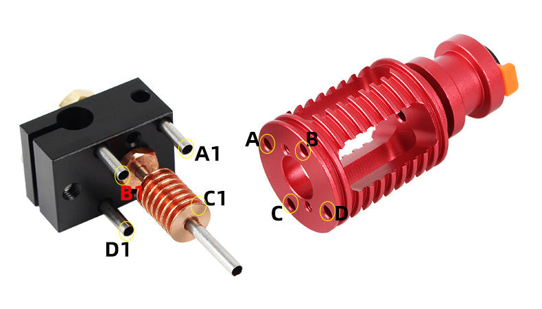 3D Printer Far & Short Distance Seal Extruder