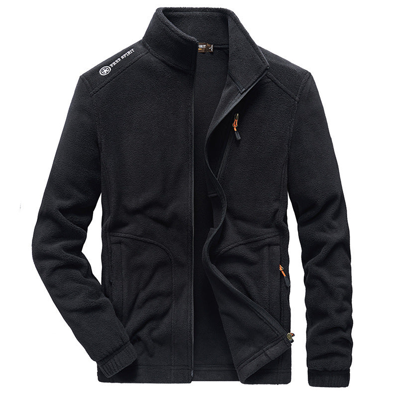 Autumn And Winter New Men's Warm Thick Warm Fleece Jacket