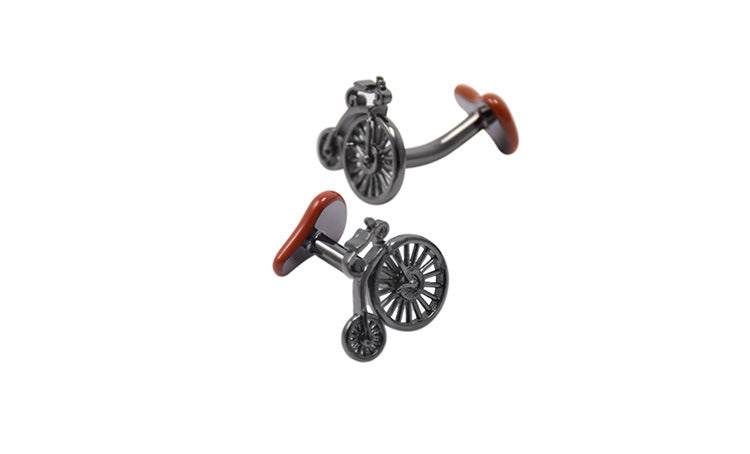 Savas Retro Bicycle Cycling Cufflinks Men'S French Shirt Cuffs Women'S Business Shirt Sleeve Nails Customization