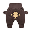 New Boys And Girls Big Pp Pants Baby High Waist Belly Pants Children'S Casual Trousers Trend