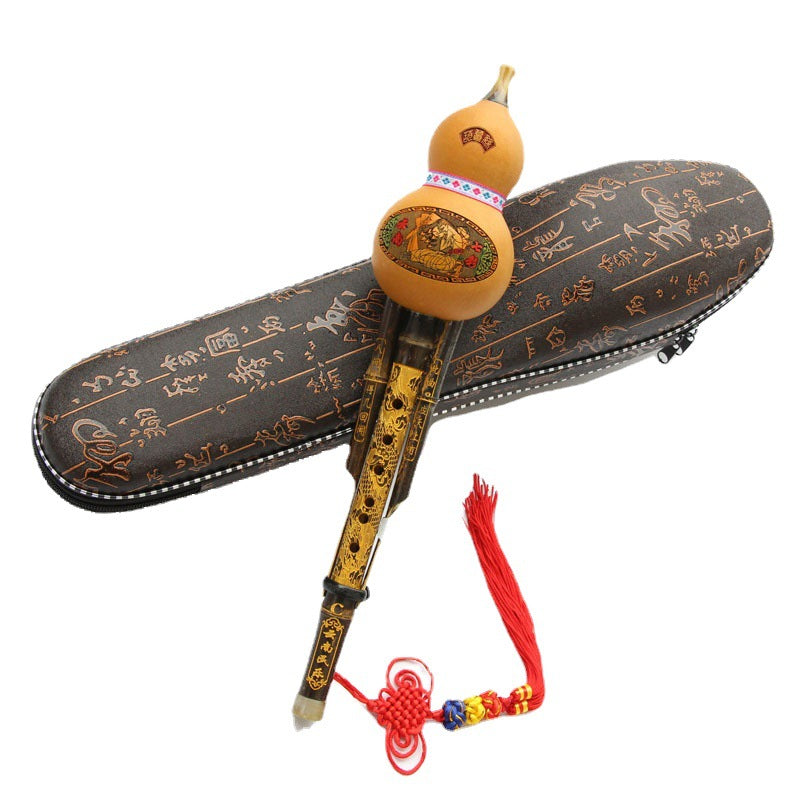 Natural purple bamboo gourd silk c-adjusted b-adjusted adult children student beginner musical instrument