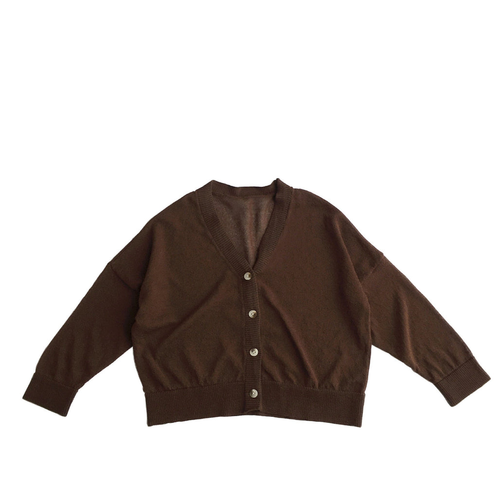 Childrens Ice Silk Cardigan New Korean Childrens Clothing Jacket