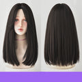 Women's Long Hair, Natural Clavicle Straight Hair Wig Headgear