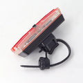 Red Bicycle Rear Light Use 2pcs AAA Batteries Bike Rear Rack Carrier Light Lamp With Bike Reflector Cycling Bike Lights