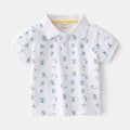 Summer Boys' Cotton Short-sleeved Polo Shirt