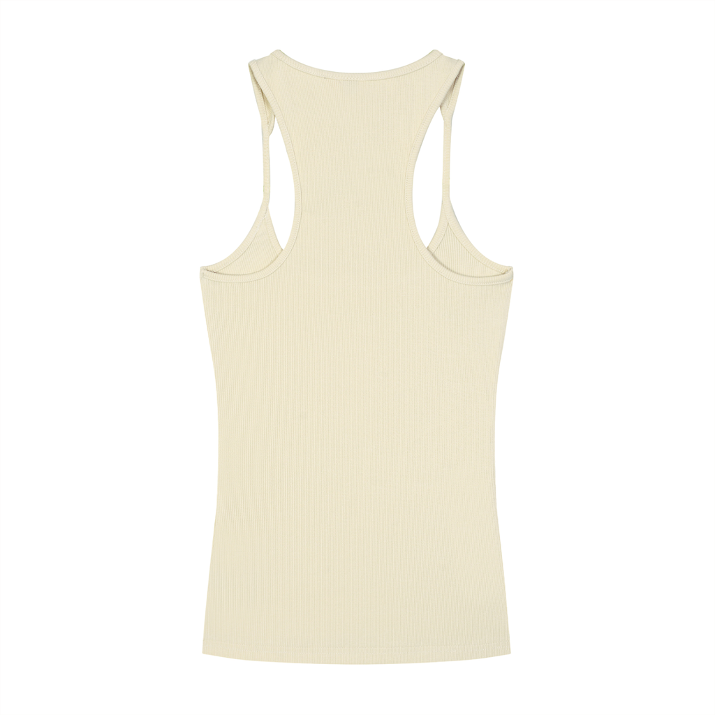 Loki & Ivy Slim Fit Ribbed Racerback Tank Top