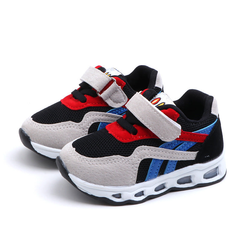 Men's Light-up Breathable Running Sneakers For Children