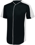 YOUTH FULL-BUTTON BASEBALL JERSEY - MOISTURE-WICKING