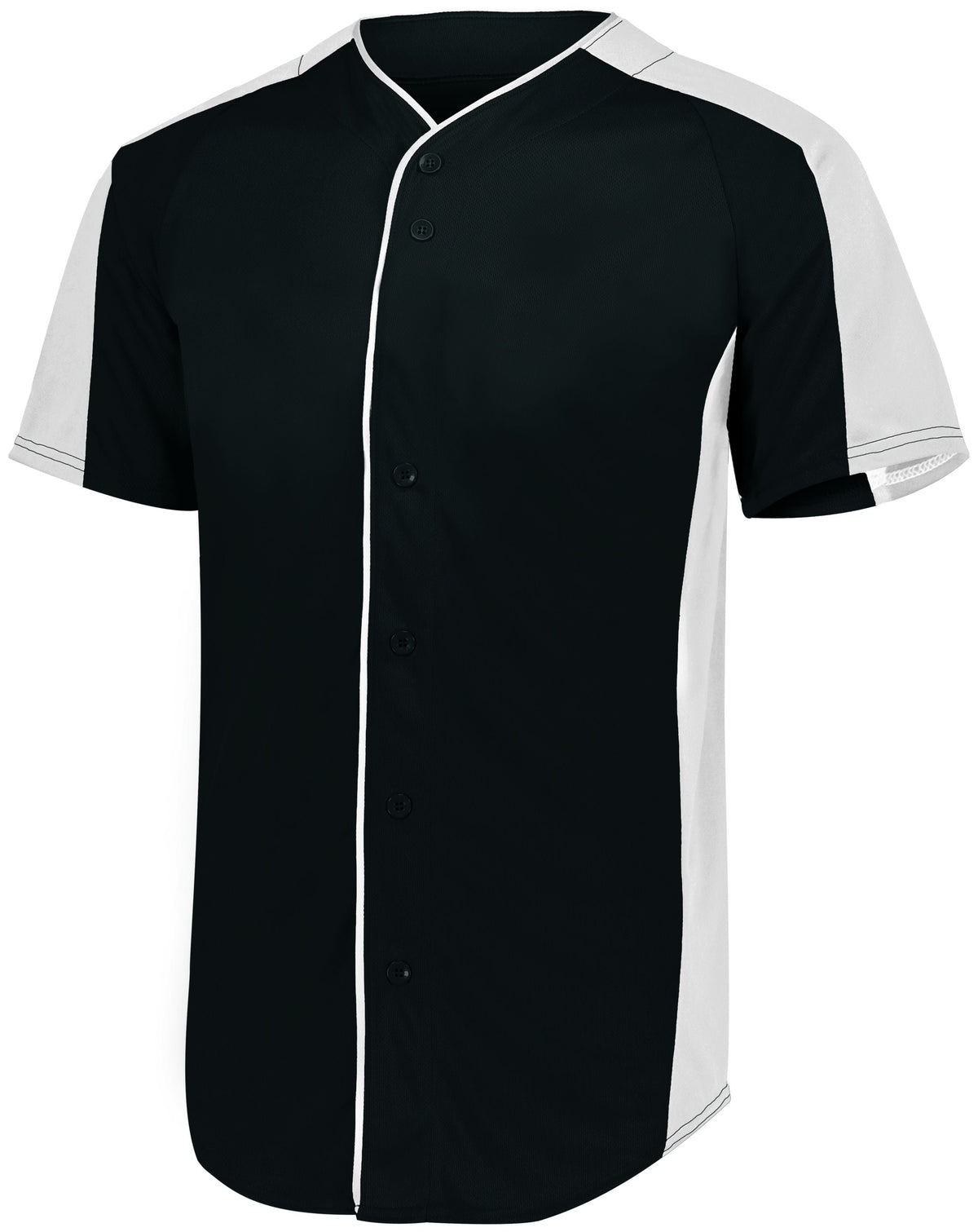 FULL-BUTTON BASEBALL JERSEY - MOISTURE-WICKING POLYESTER