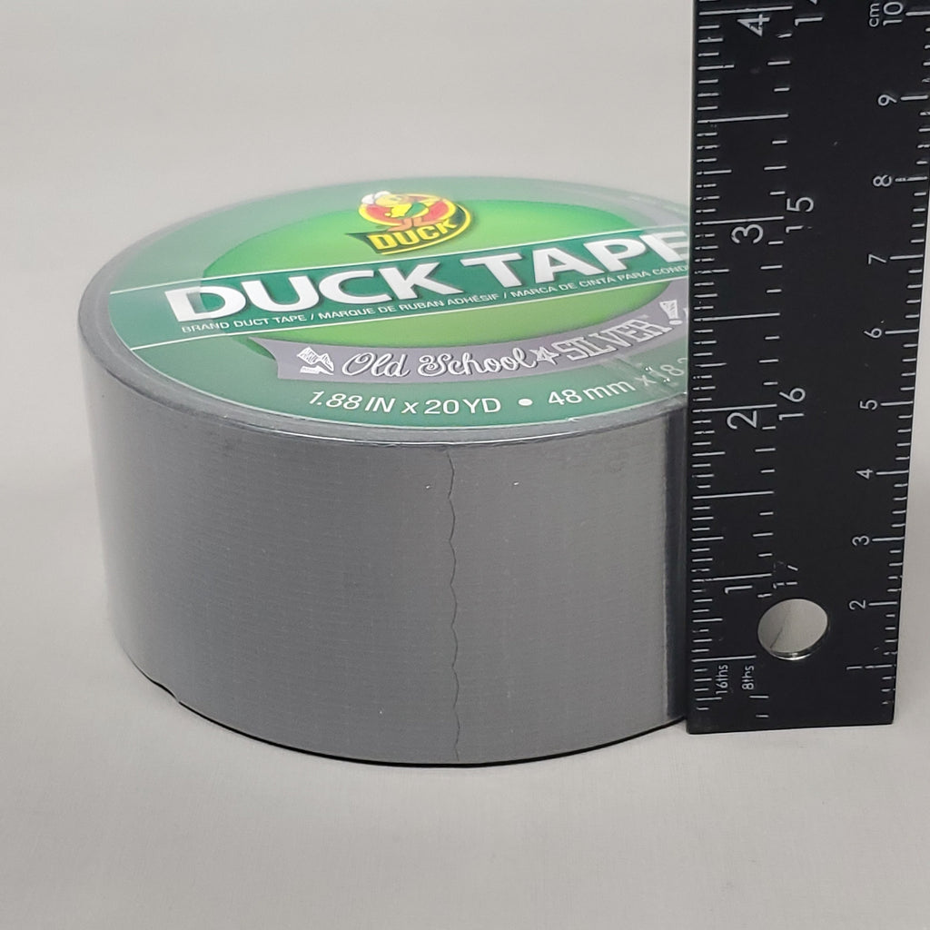 SHURTAPE DUCK TAPE 6 Rolls of Silver Duct Tape 1.88" X 20 YD 281932