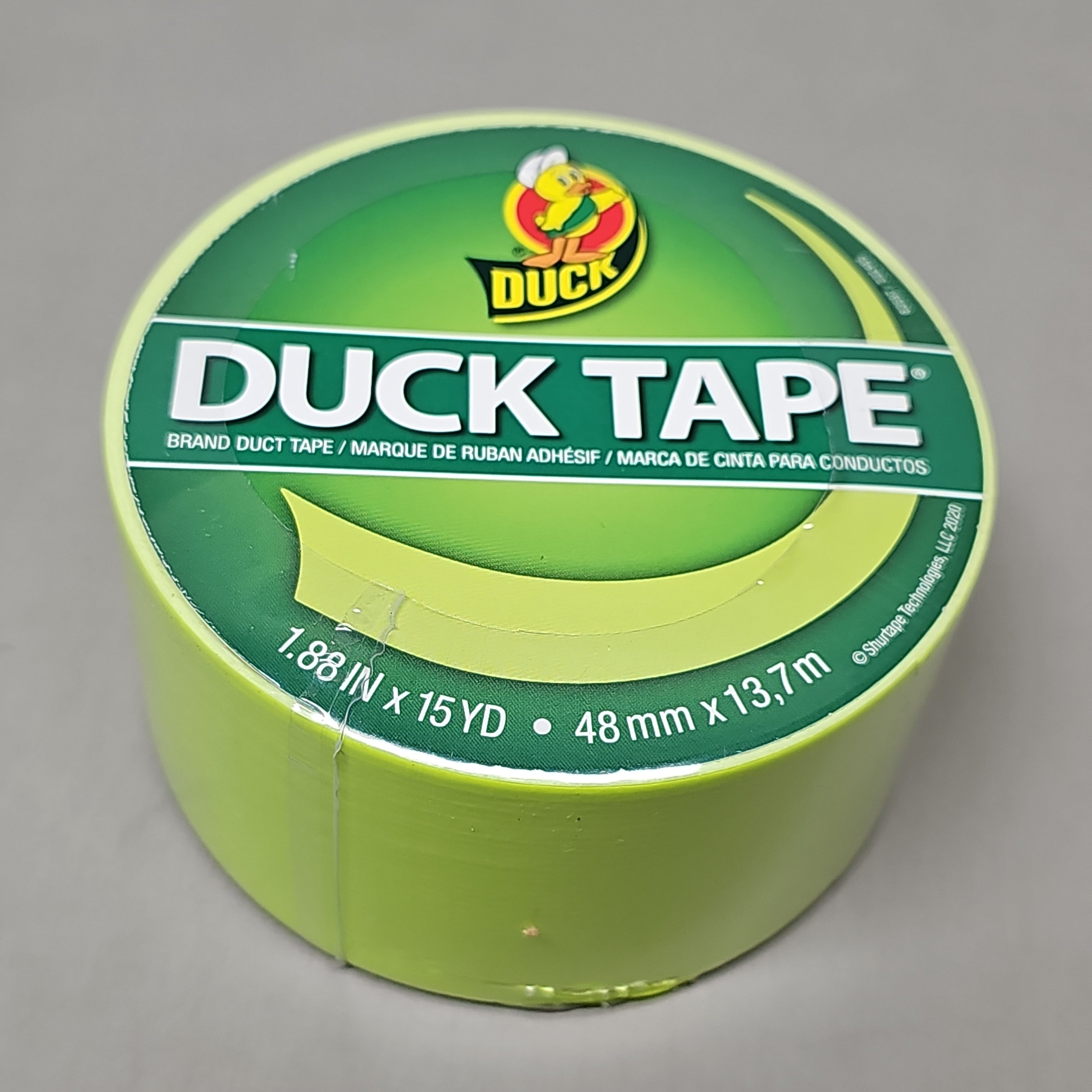 SHURTAPE Duck Tape 6 Rolls of Fluorescent Citrus 1.88"x15 YD 285225 (New)