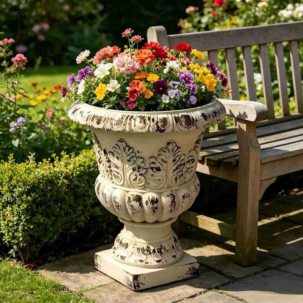 MGO Garden Planter in Antique Finish