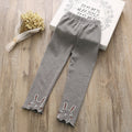Girls' casual solid color Leggings