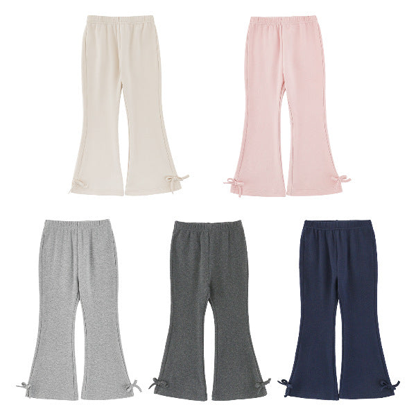 Simple Casual And Stylish High-elastic Flared Pants For Girls