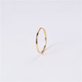 Titanium Steel Gold Plating 18K Gold Ring