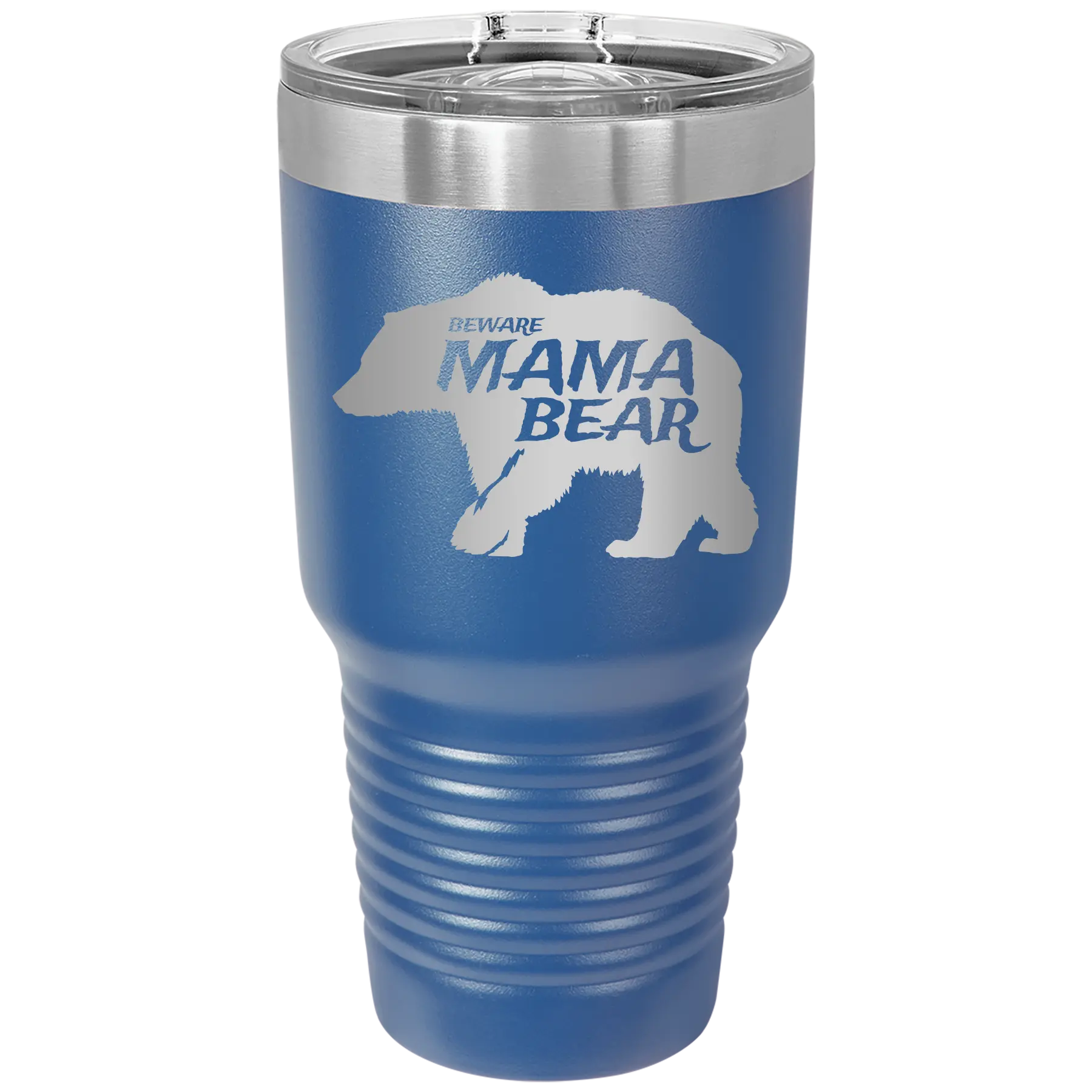 Beware Mama Bear 30 oz Tumbler | Royal Blue