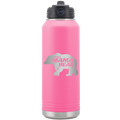 Beware Mama Bear 32 oz Water Bottle | Pink