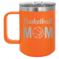 Mom Basketball2 15 oz Mug | Orange