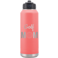 Mom Golf2 32 oz Water Bottle | Coral