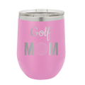 Mom Golf2 Wine Cup | Light Purple