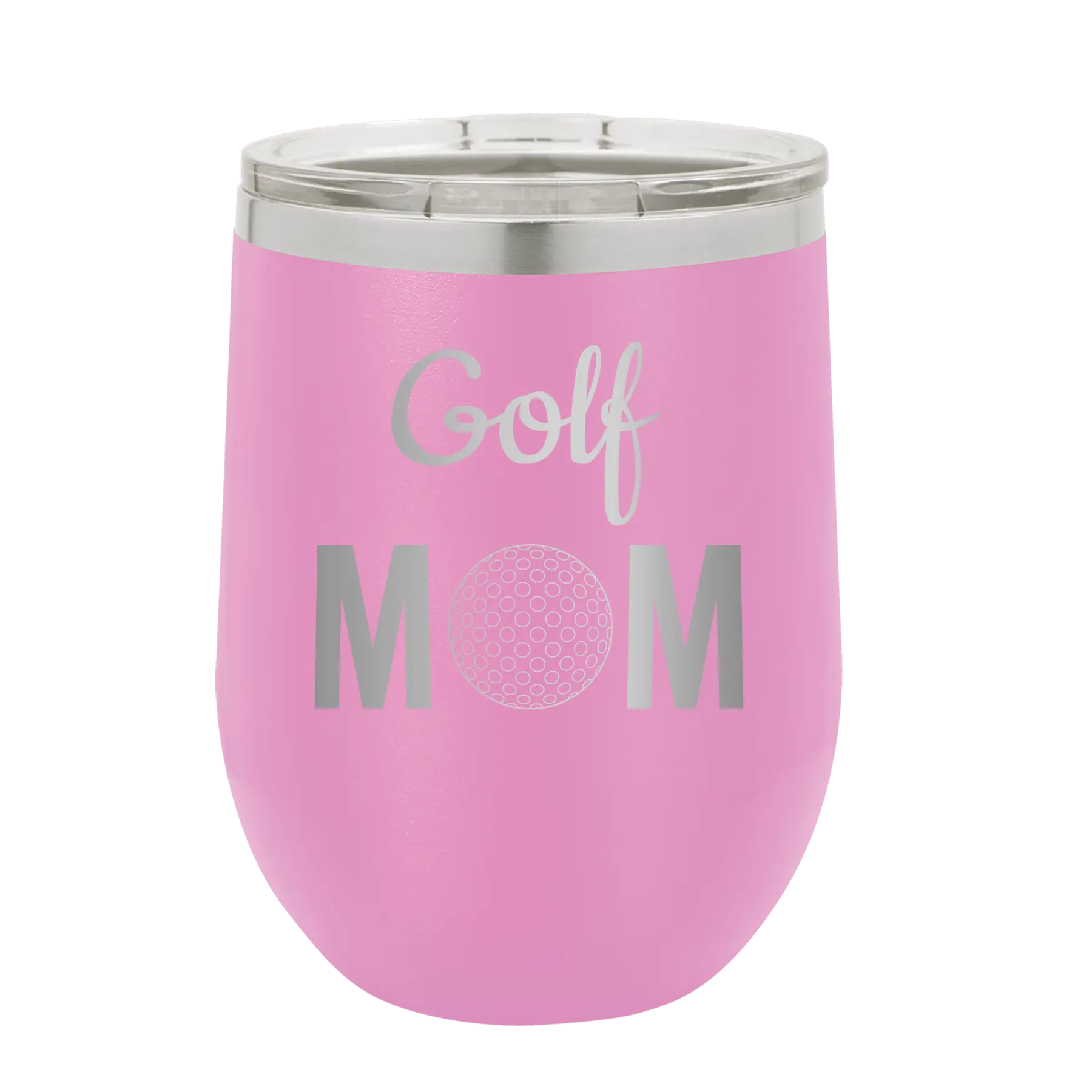 Mom Golf2 Wine Cup | Light Purple