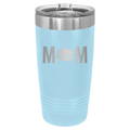 Mom Hockey 20 oz Tumbler | Light Blue