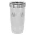 Mom Hockey 20 oz Tumbler | White