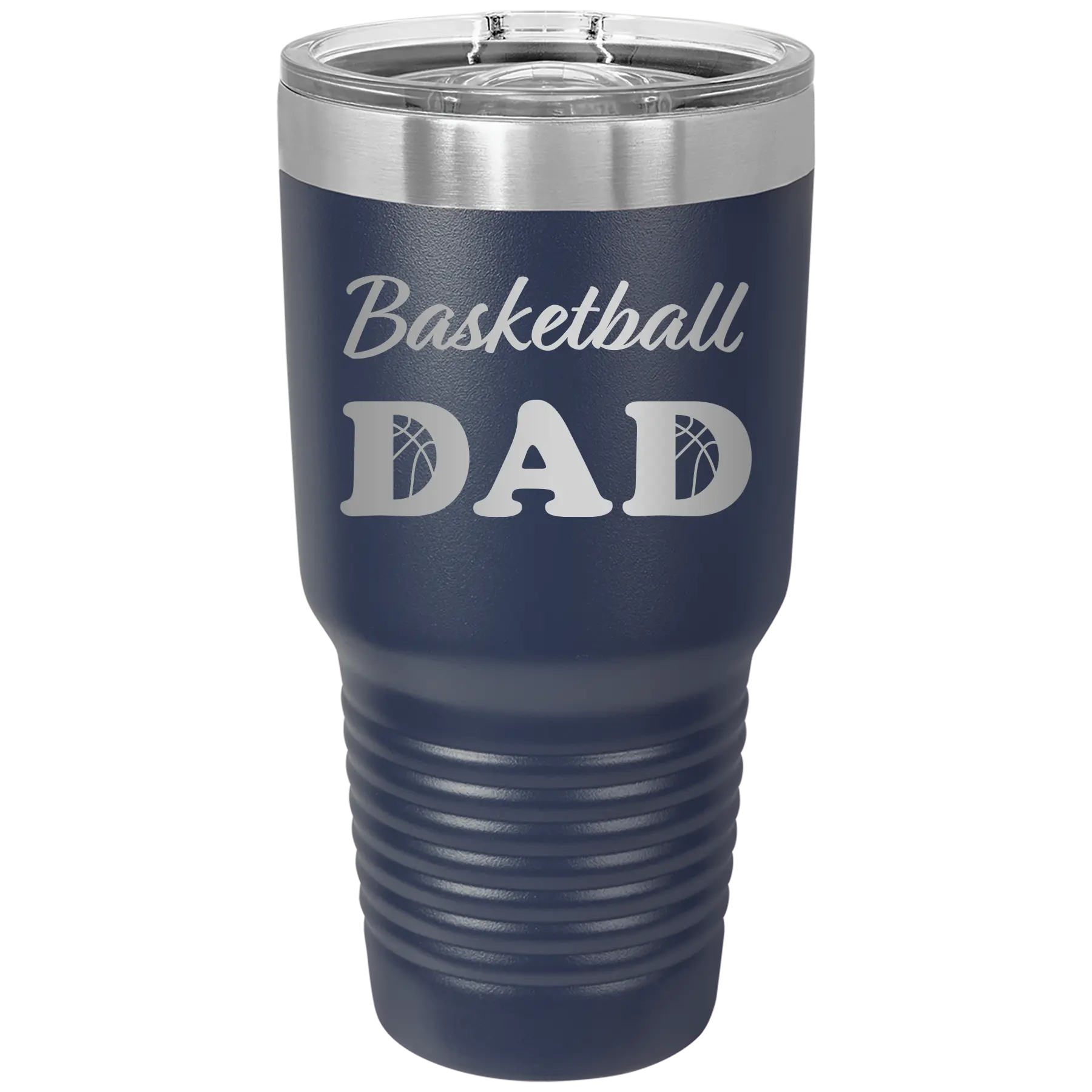 Basketball Dad2 30 oz Tumbler | Navy