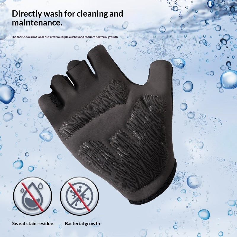 Half-Finger Gloves For Men And Women, Summer Thin Breathable Non-Slip Wear-Resistant Shock-Absorbing For Cycling, Outdoor Fitness, Sports, Anti-Callus Cycling
