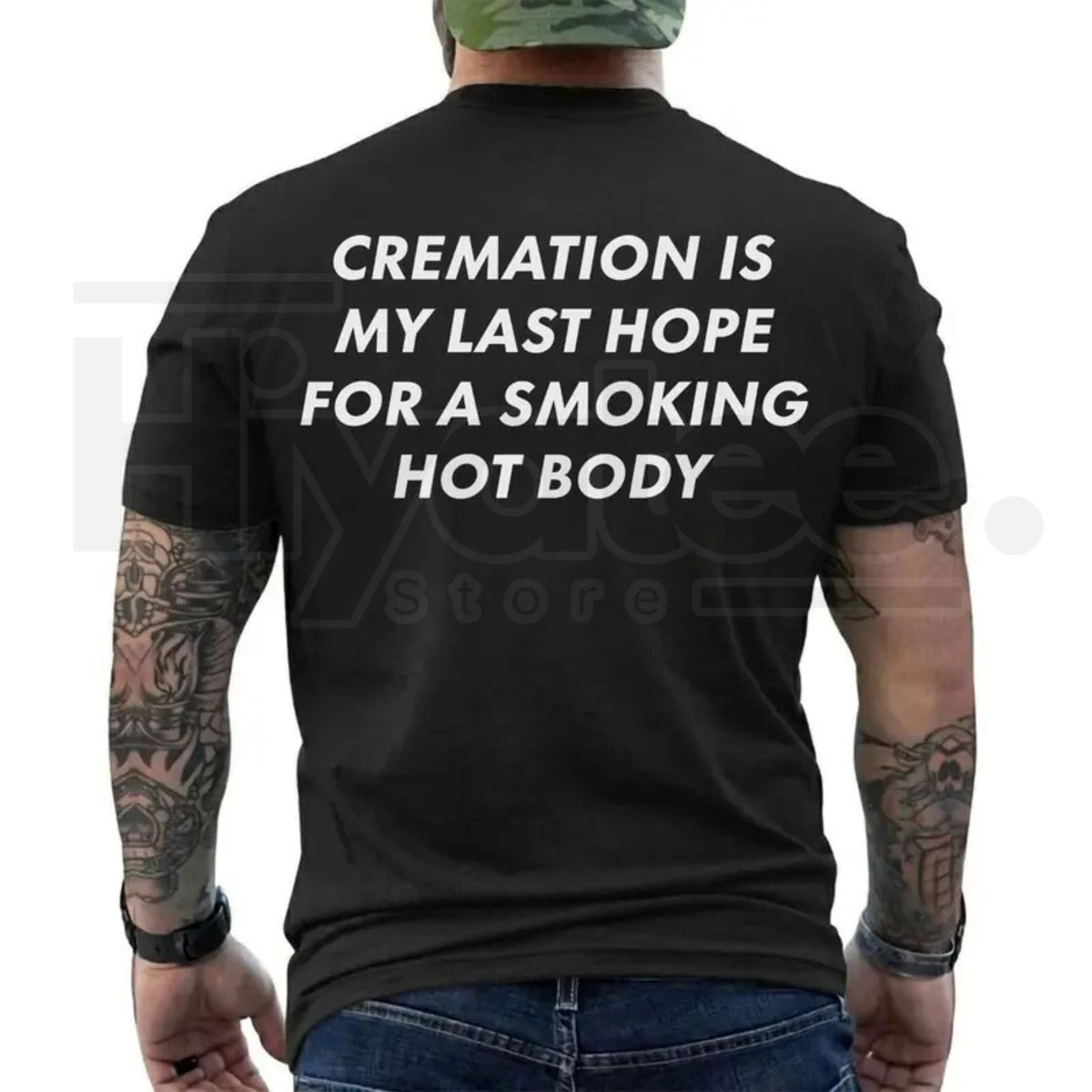 Cremation Is My Last Hope for a Smoking Hot Body T-Shirt – Funny Dark Humor Graphic Tee