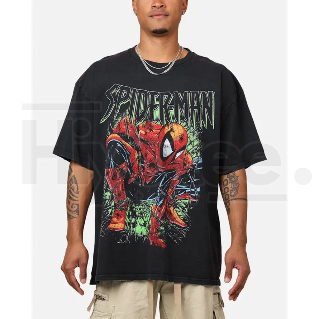 Marvel Spider-Man Graphic T-Shirt – Vintage Superhero Comic Tee