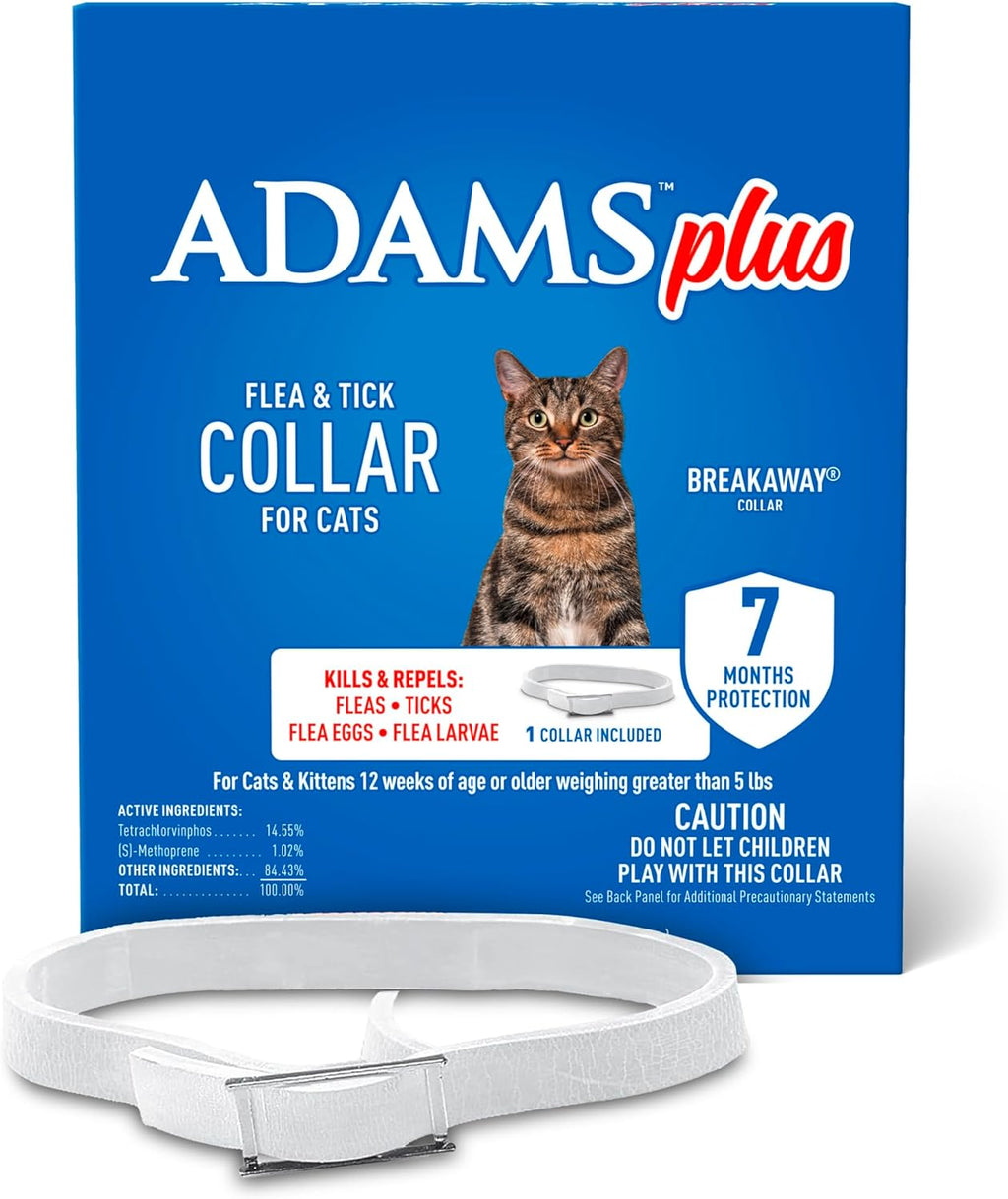 Adams Pet Bundle Carpet Spray, Cat Flea Collar & Flea Spray - Indoor Home & Pet Pest Control Solution