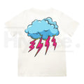 "Rain Delay Lightning Bolt" – Energetic Youth Lightweight Graphic Top