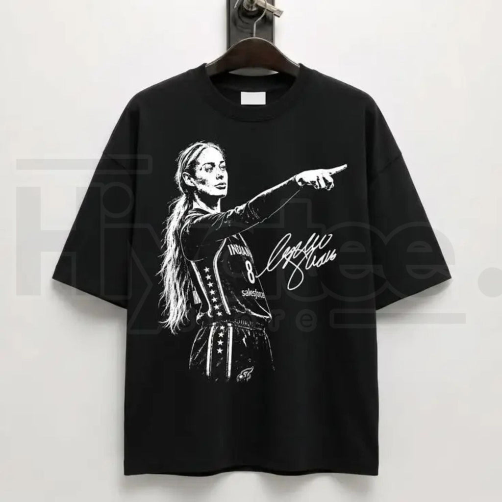 Graphic Sophie Cunningham Signature Basketball T-Shirt – High-Contrast Court Graphic Tee
