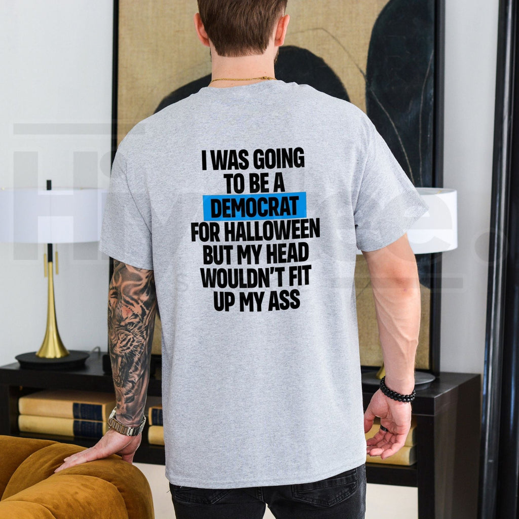 Democrat Halloween Costume T-Shirt – Funny Political Satire Party Graphic Tee
