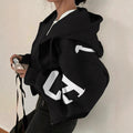 Women's Relaxed Fit Long-Sleeve Zip-Up Sweatshirt
