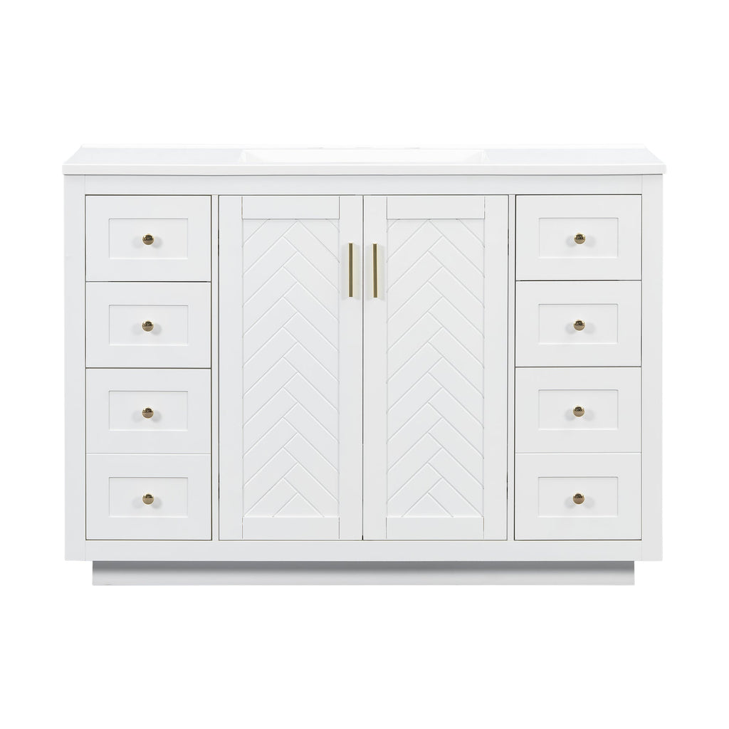 48" Bathroom Vanity with Sink Top