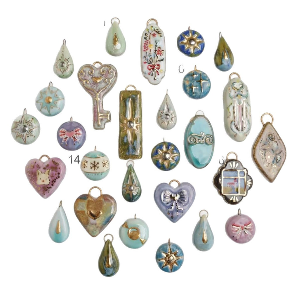 Loving Heart Water Drop Accessory Pendant