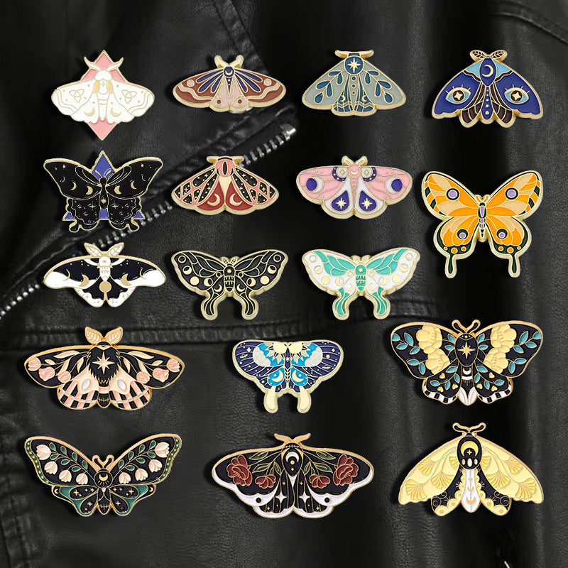 Insect-shaped Metal Badge With A Personalized Design