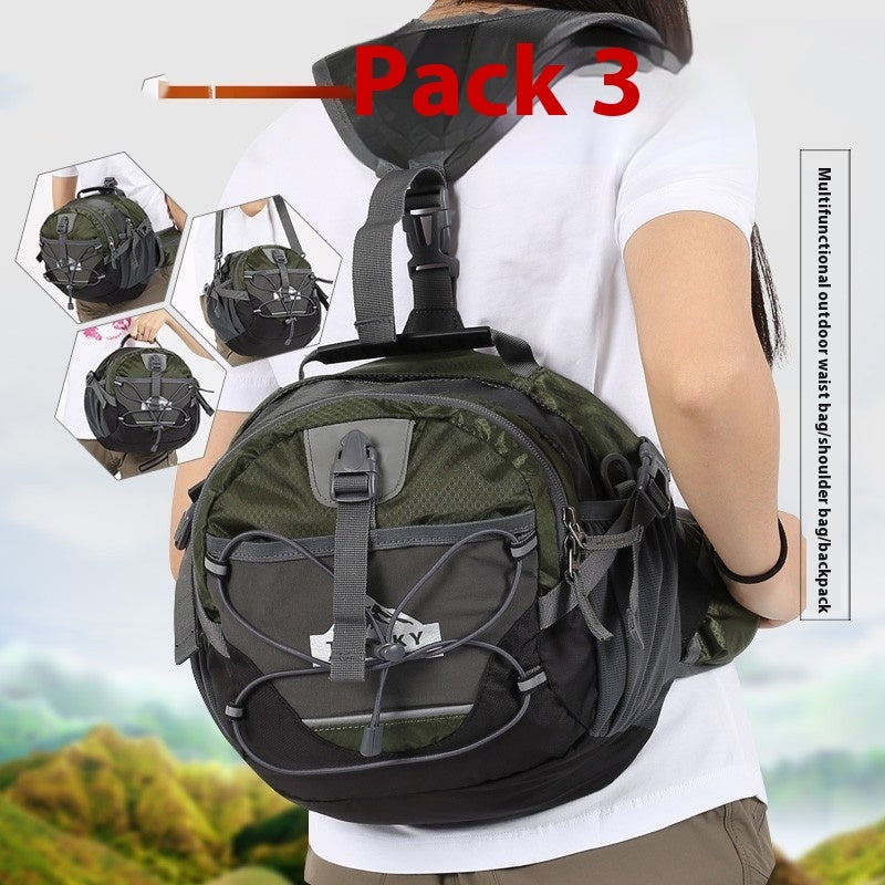 Outdoor Multi-functional Sports Waist Bag Crossbody Shoulder Handbag