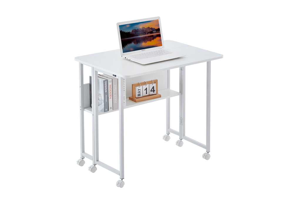 Folding Desk Small Foldable Desk for Small Space
