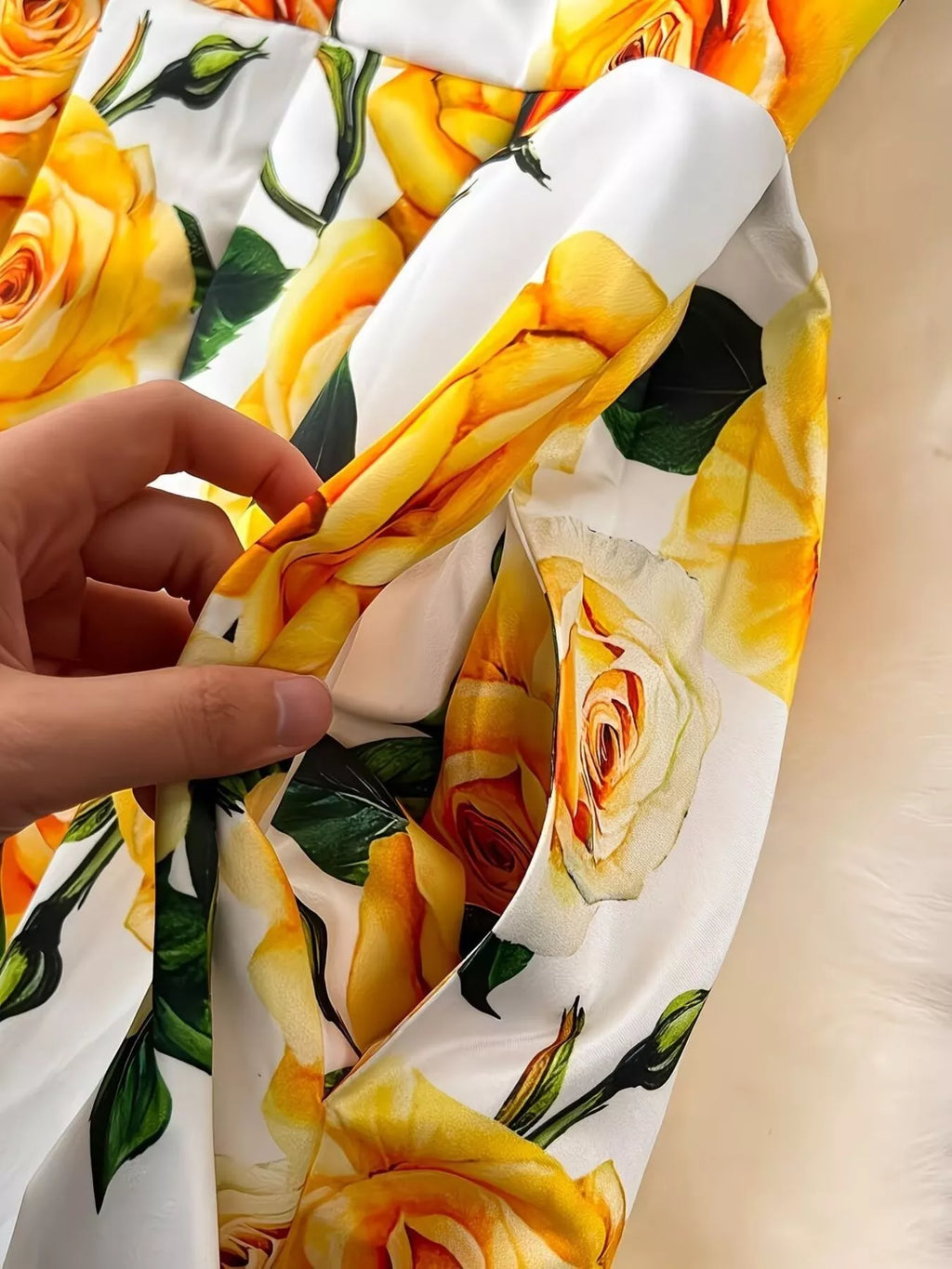 Floral Print Sleeveless Midi Dress