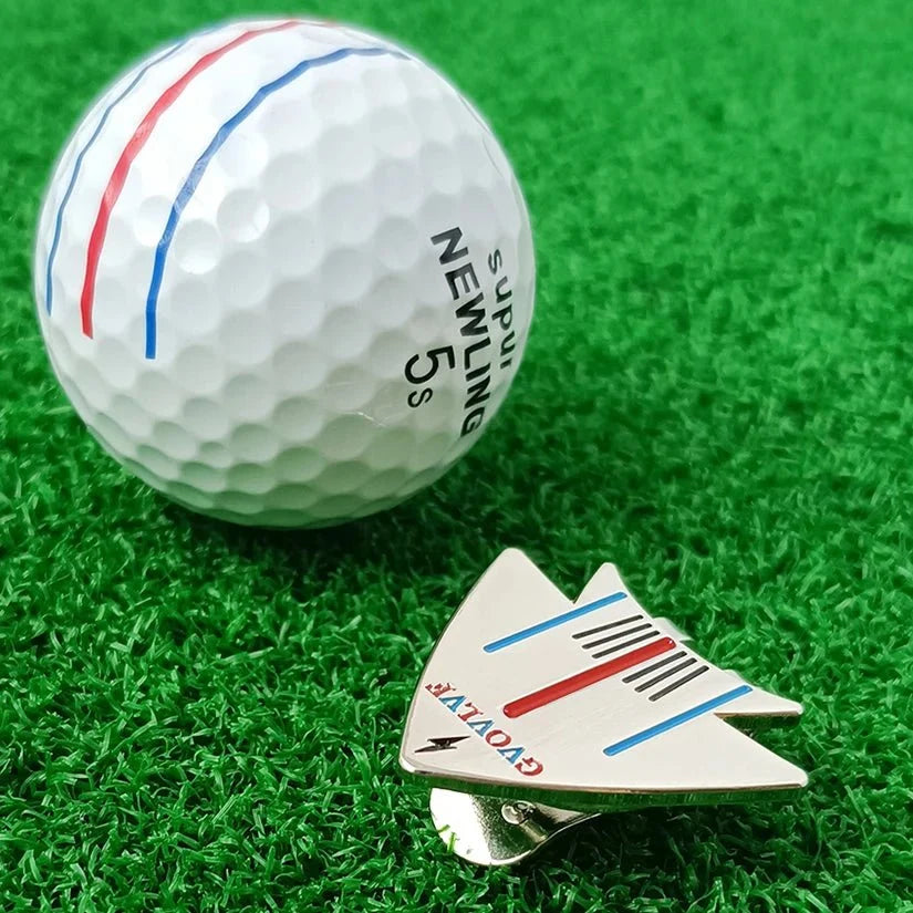 Golf Ball Marker with Magnetic Hat Clip – Alignment Tool