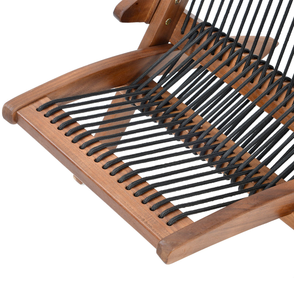 Folding Roping Wood Chair
