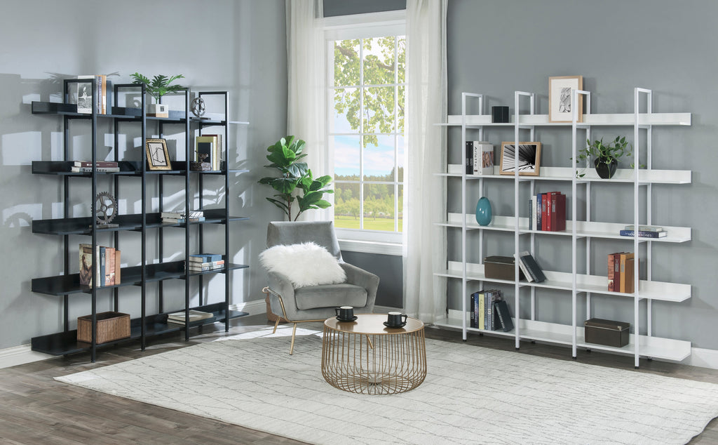 5 Tier Vintage Industrial Style Bookshelf