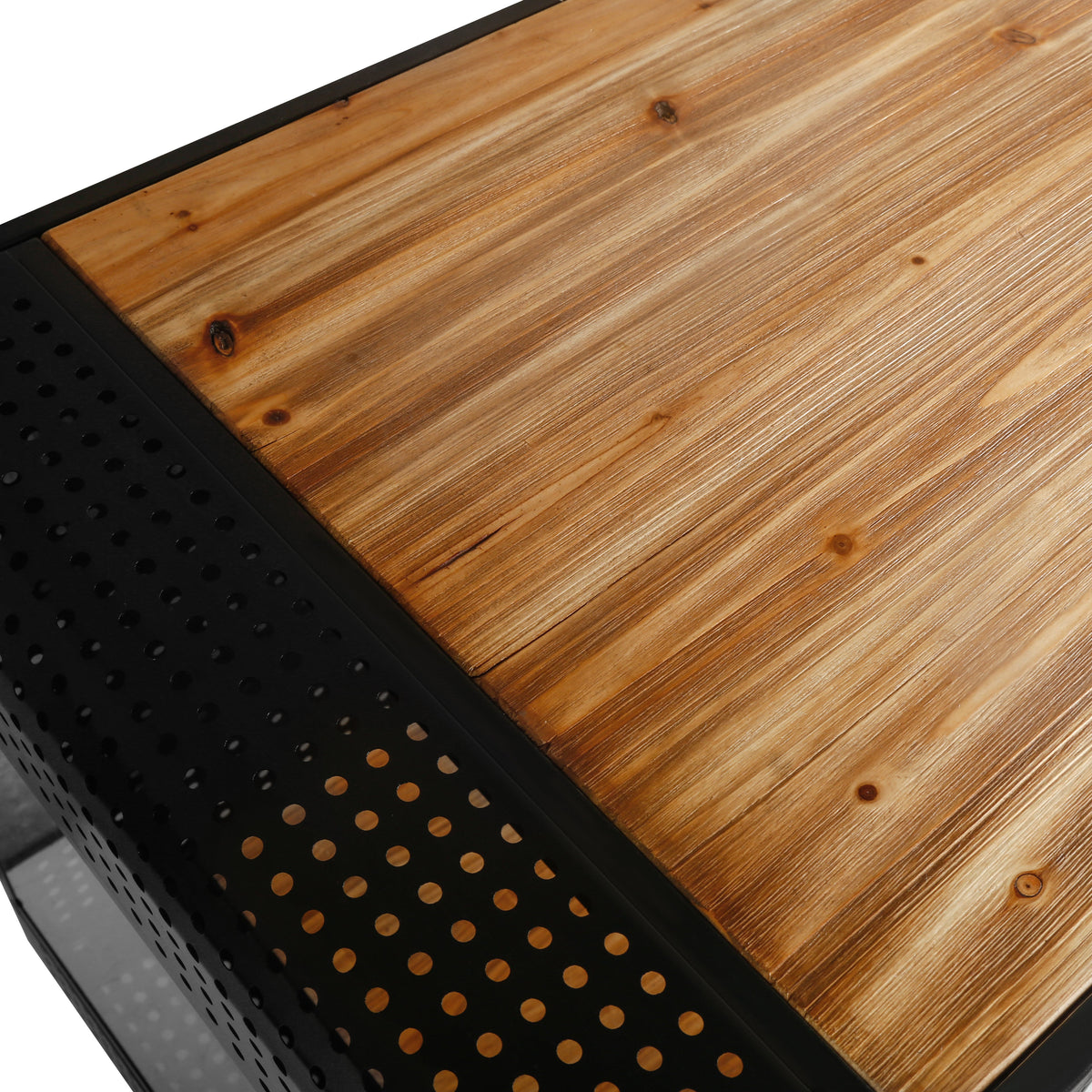 55.12" Spacious Cat House with Tempered Glass