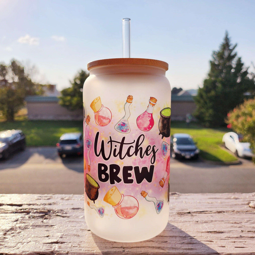 Witches Brew Glass Cup